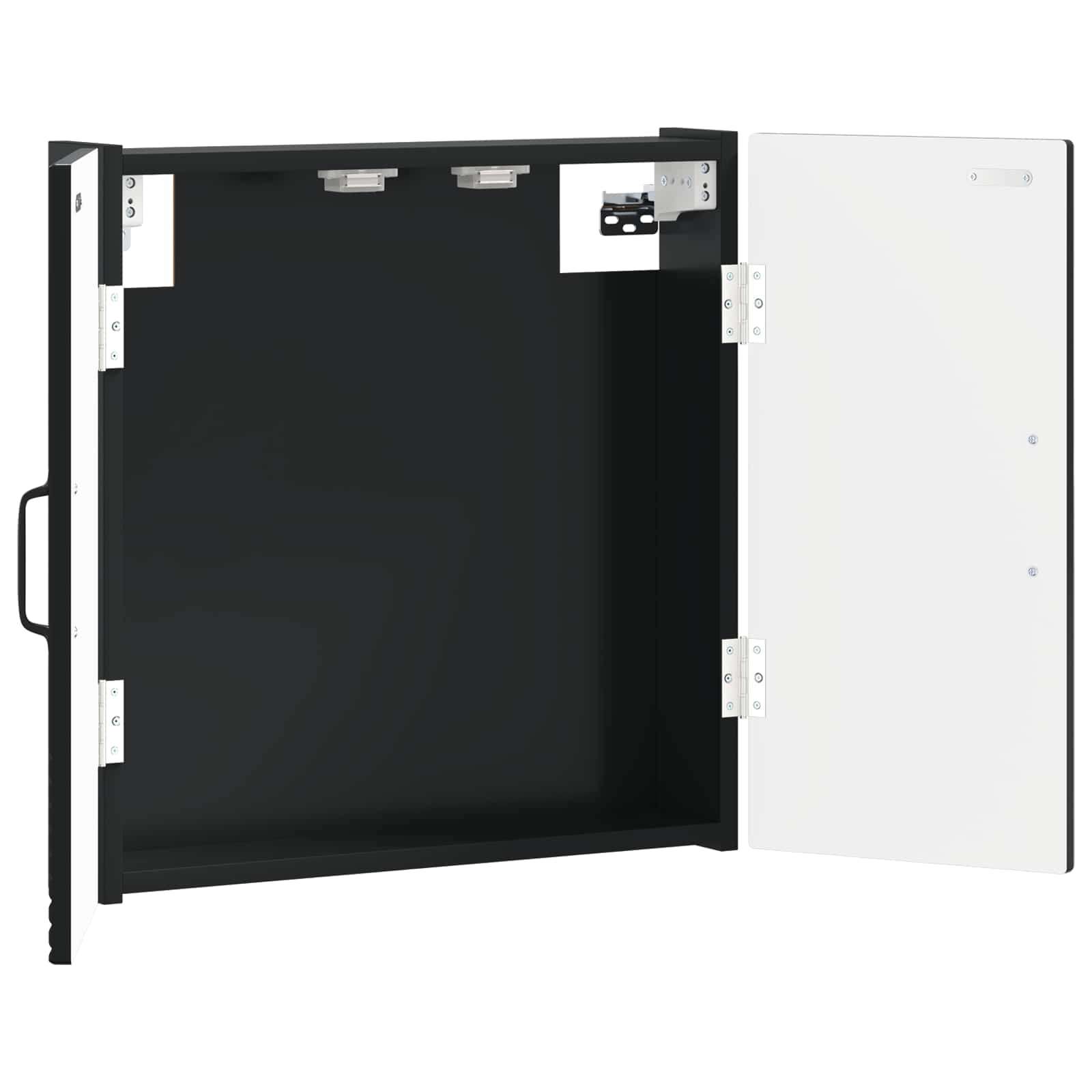 Armário para dartboard haarlem preto 52,5 x 10,5 x 53,5 cm