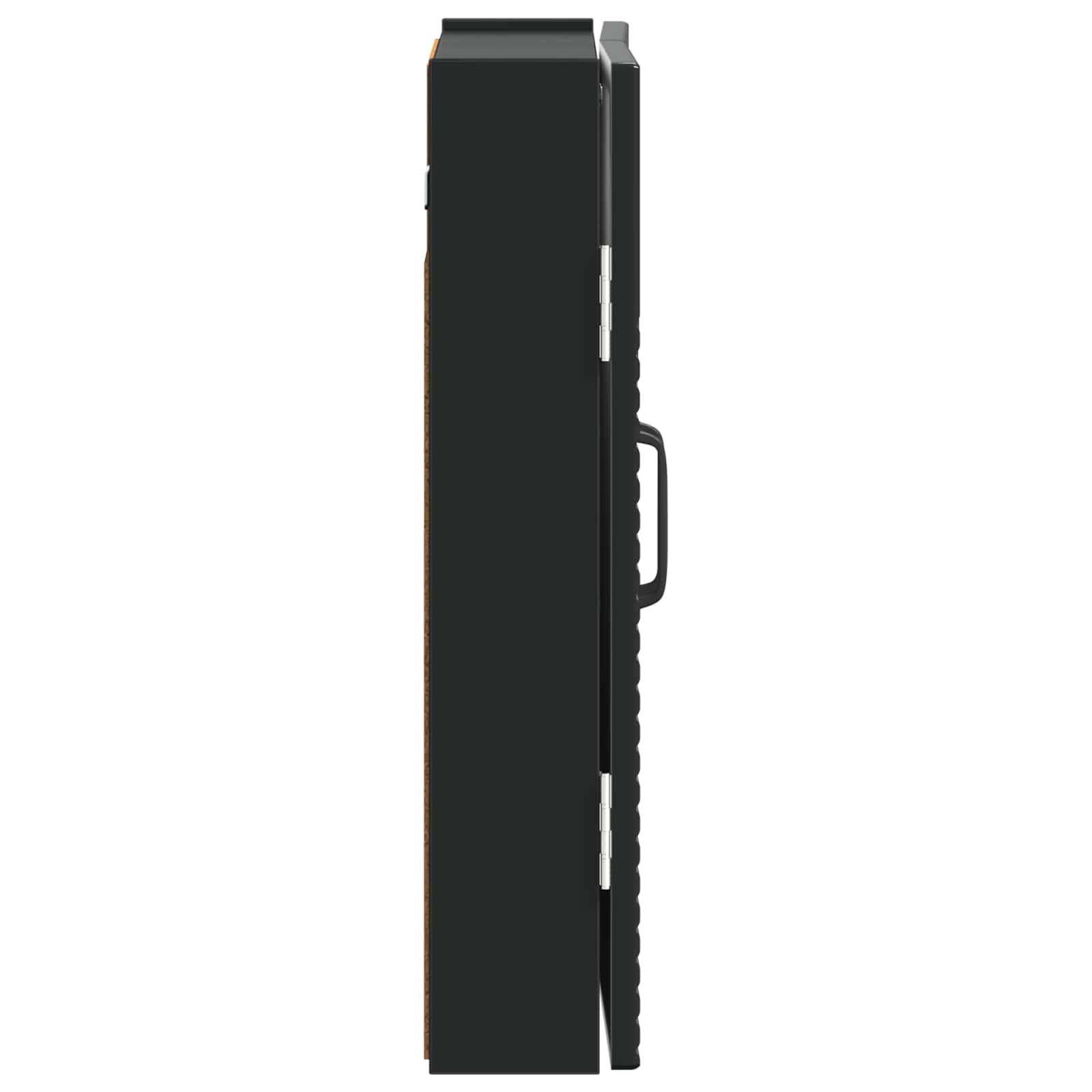 Armário para dartboard haarlem preto 52,5 x 10,5 x 53,5 cm