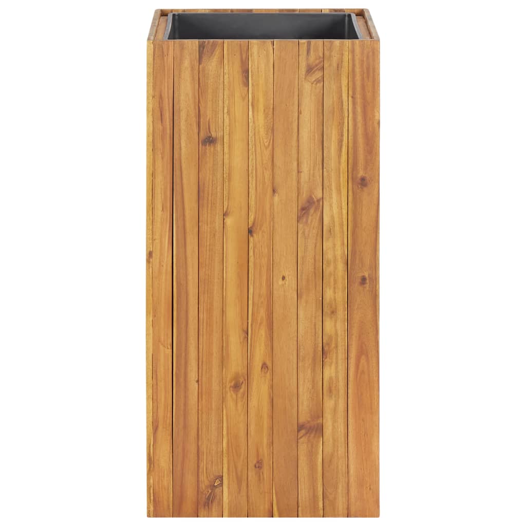 Vaso/floreira de jardim 43,5x43,5x90 cm acácia maciça