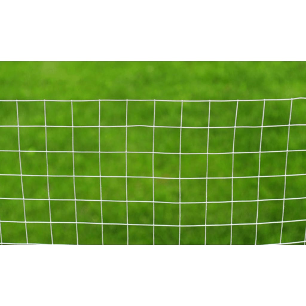 Rede de arame p/ galinheiro 25x1 m aço galvanizado prateado