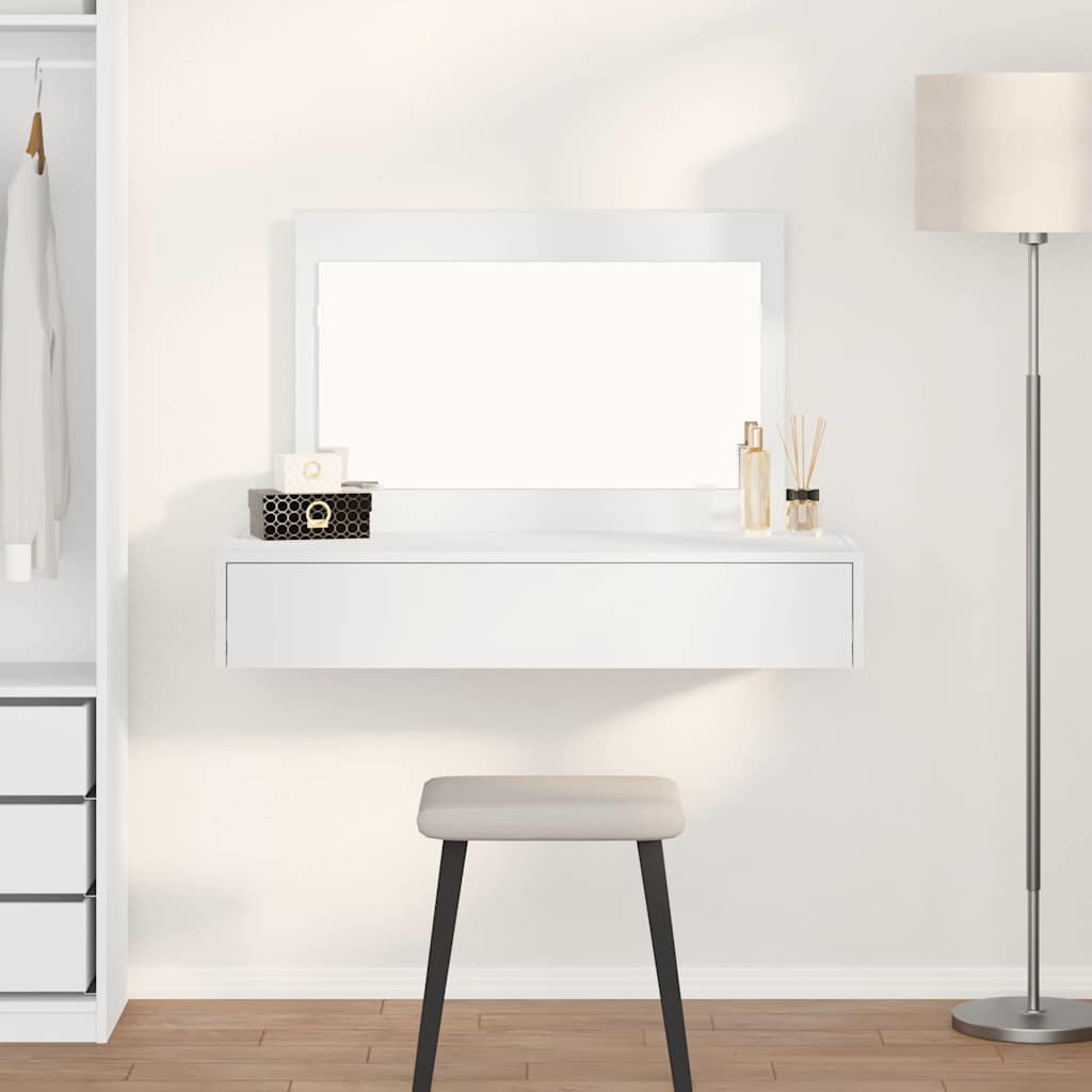 Mesa de vestir branco 100 x 40 x 70 cm derivados de madeira