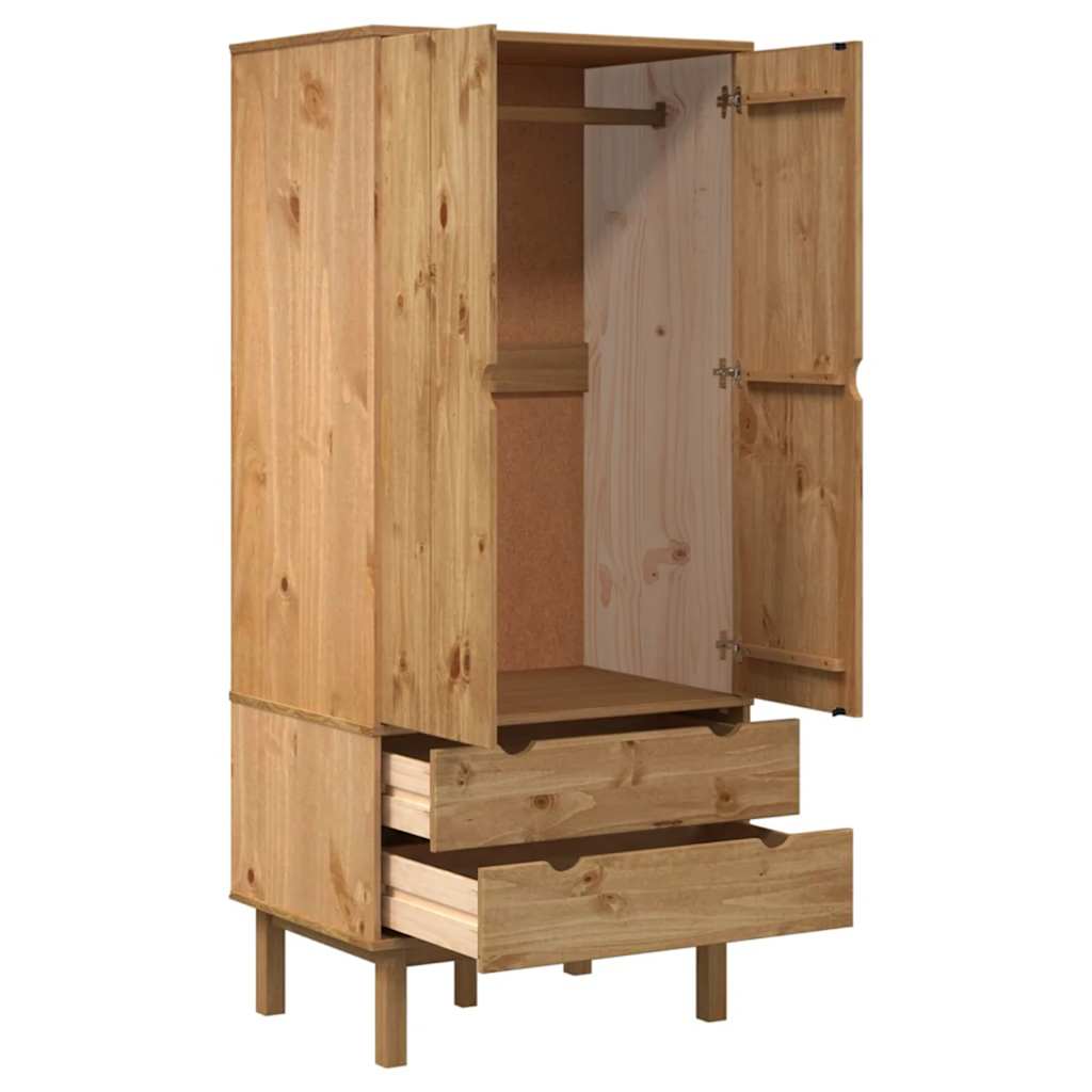 Roupeiro otta 76,5x53x172 cm pinho maciço