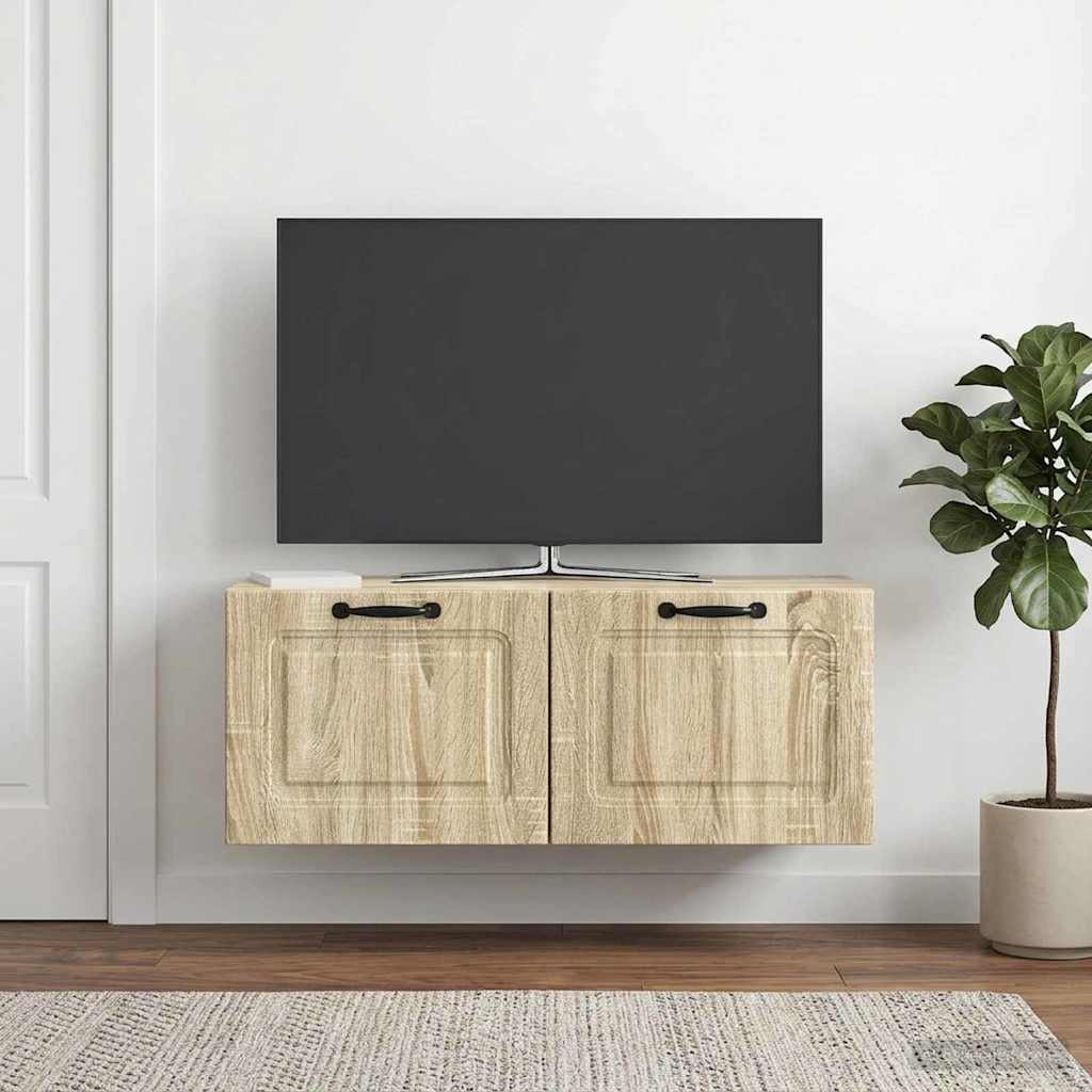 Gabinete de TV de parede carvalho sonoma 78,5 x 31 x 30 cm