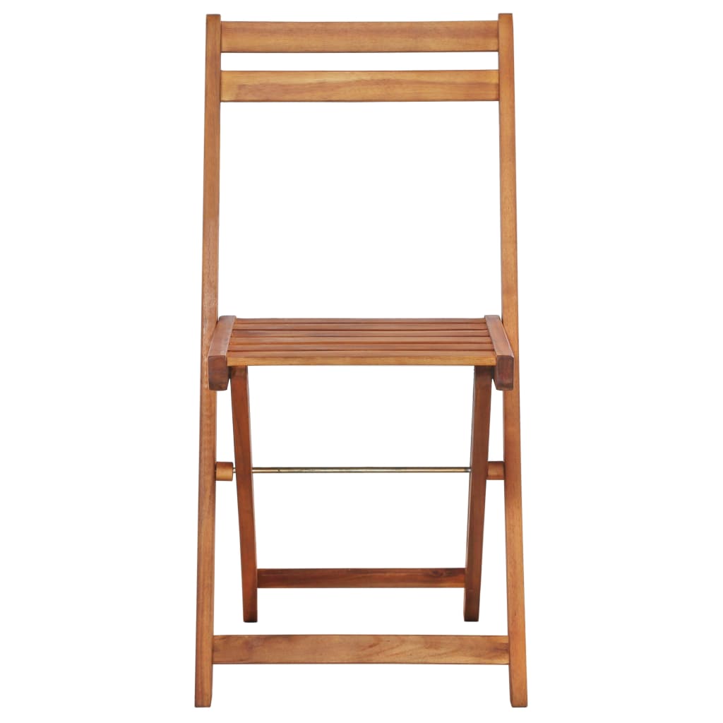 Cadeiras bistrô de exterior 2 pcs madeira de acácia maciça