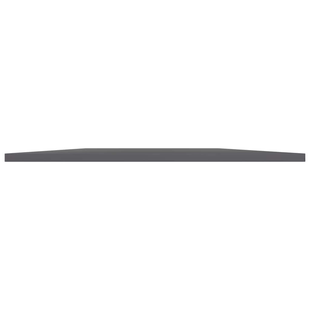 Prateleiras para estante 8 pcs 80x30x1,5cm contraplacado cinza