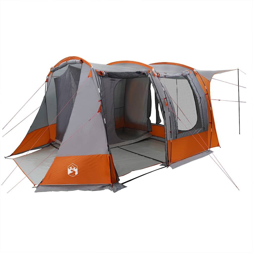 Tenda de carro impermeável cinzento e laranja