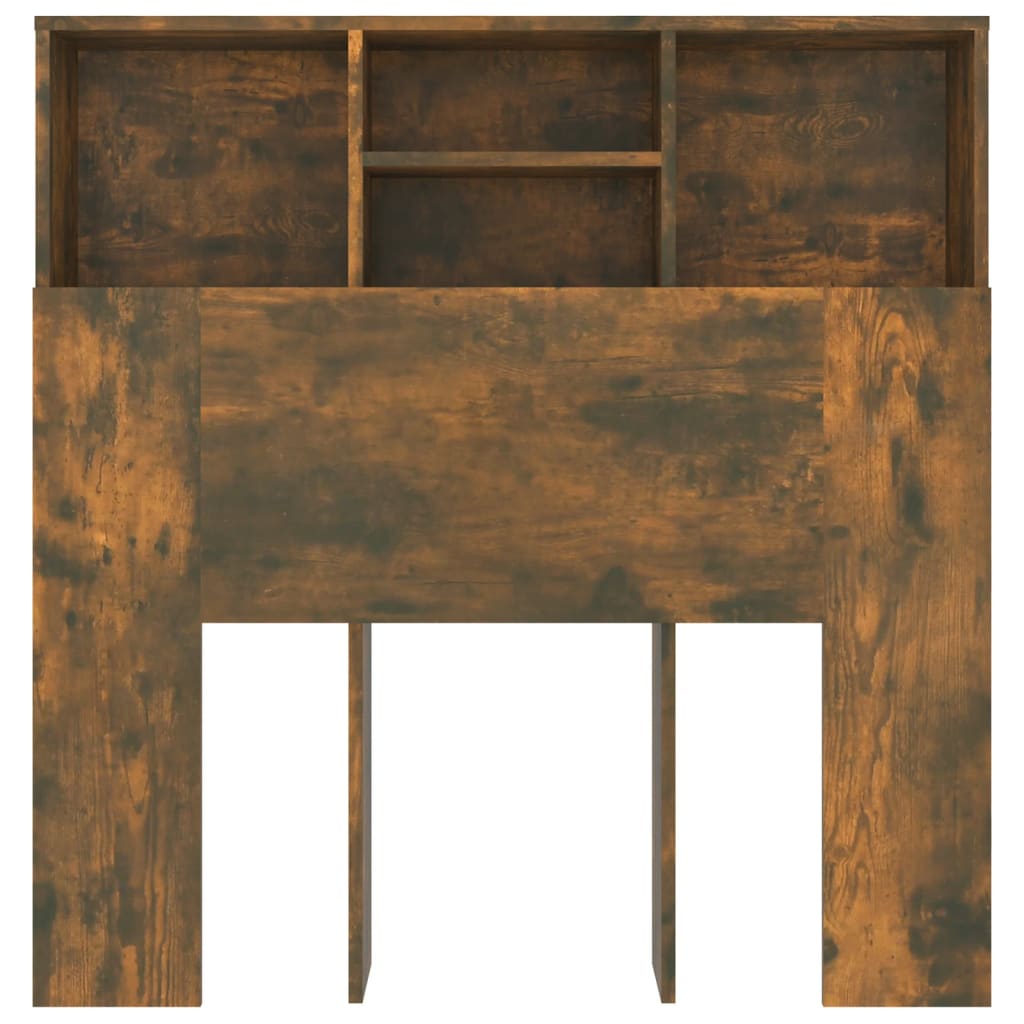Armário de cabeceira 100x19x103,5 cm cor carvalho fumado