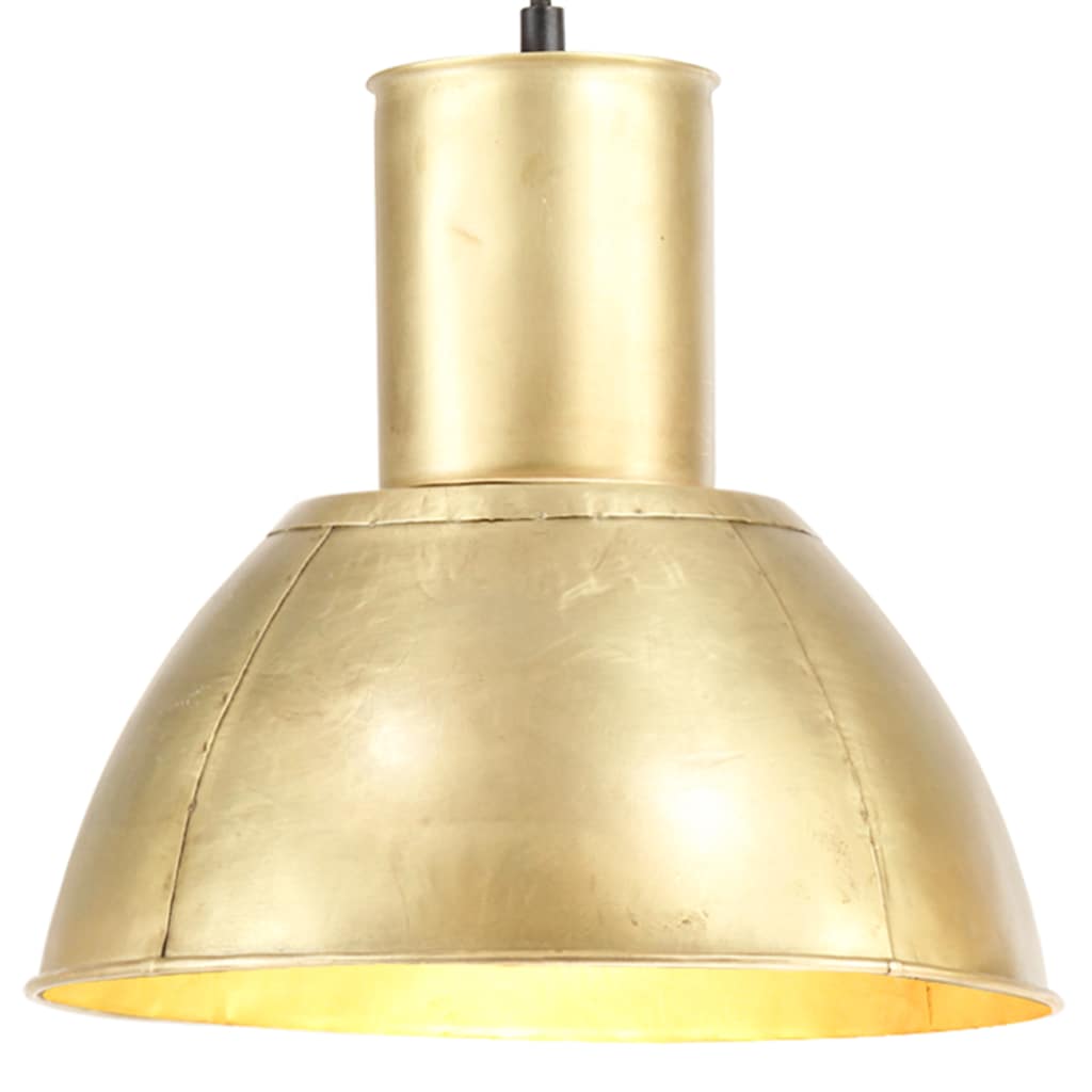 Candeeiro suspenso redondo 25 w 28,5 cm e27 bronze
