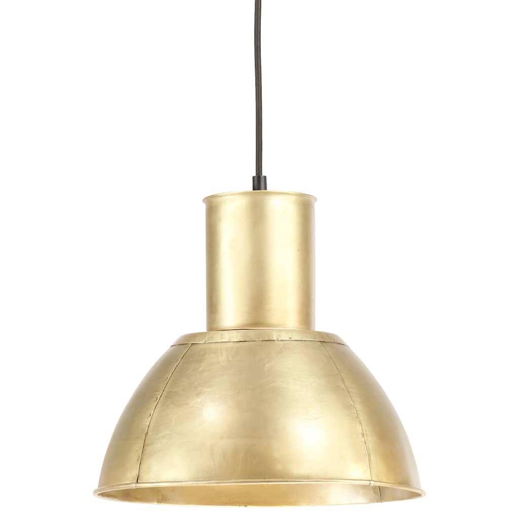 Candeeiro suspenso redondo 25 w 28,5 cm e27 bronze
