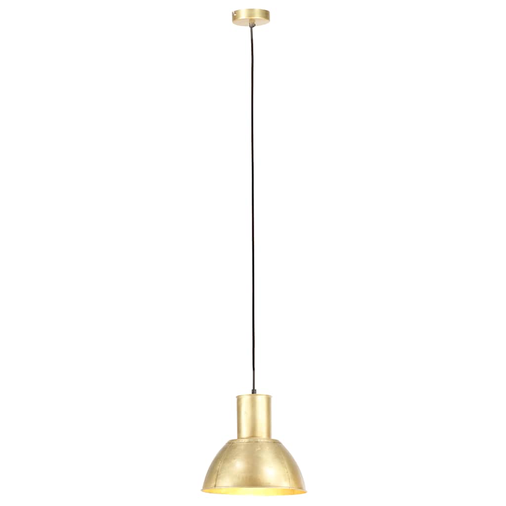 Candeeiro suspenso redondo 25 w 28,5 cm e27 bronze