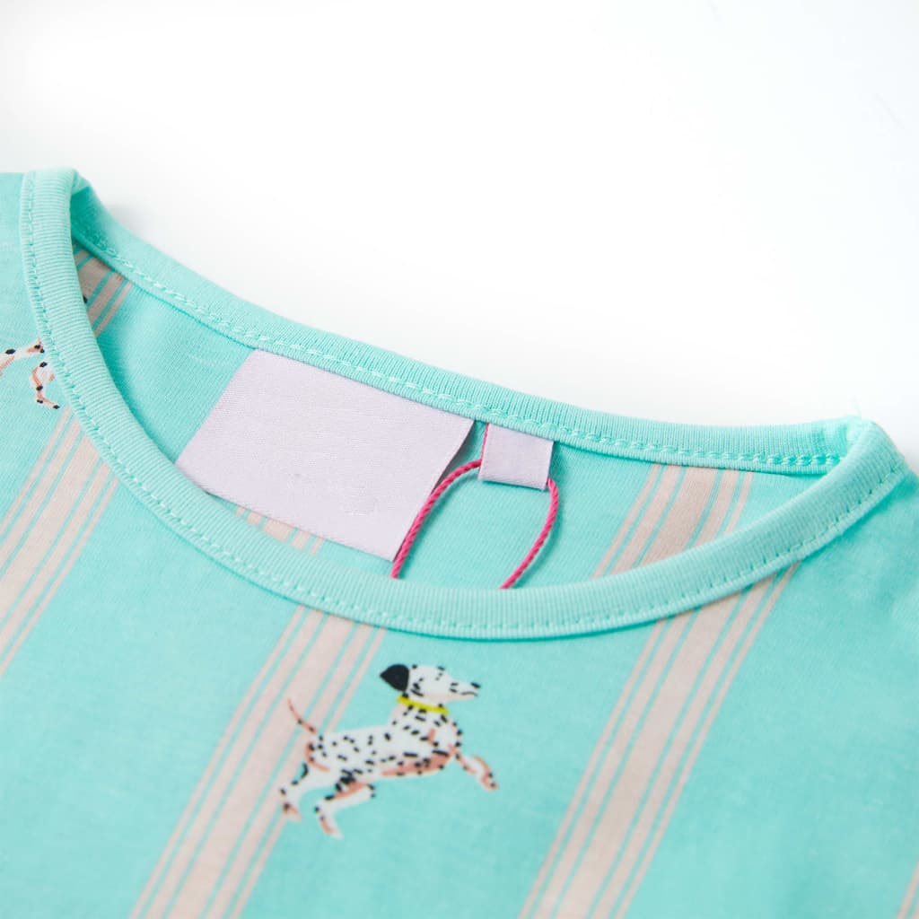 Pijama de manga curta para criança cor cru 128