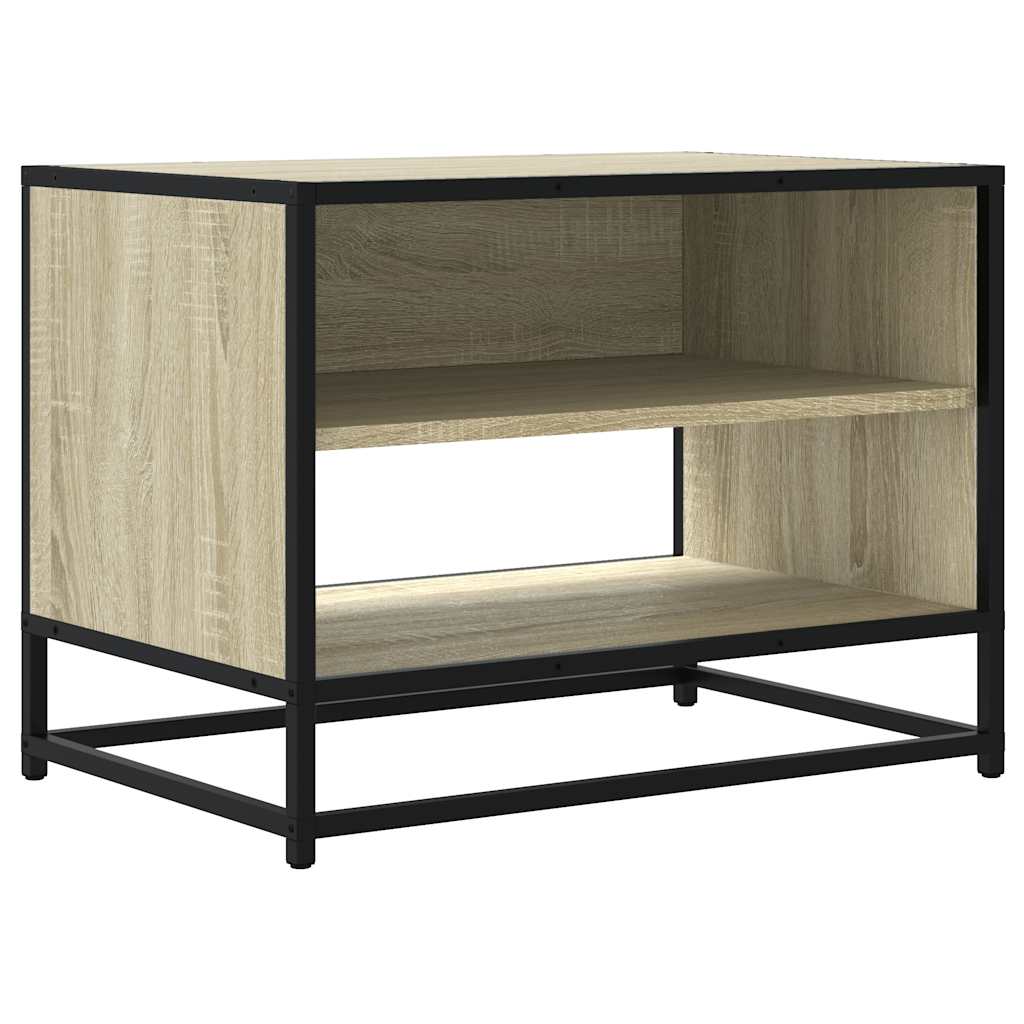 Móvel TV 61x40x46 cm derivados madeira/metal carvalho sonoma