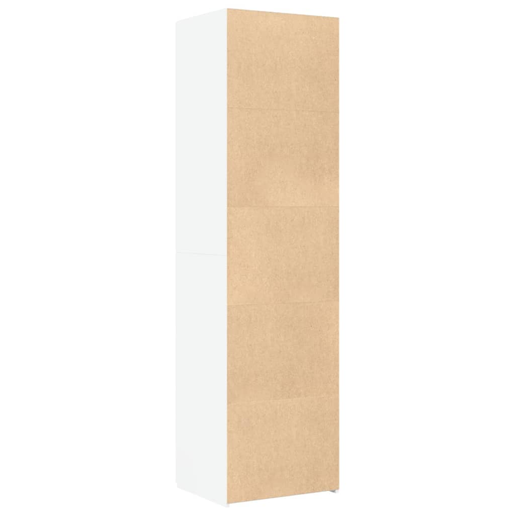 Armário alto 50x42,5x185 cm derivados de madeira branco