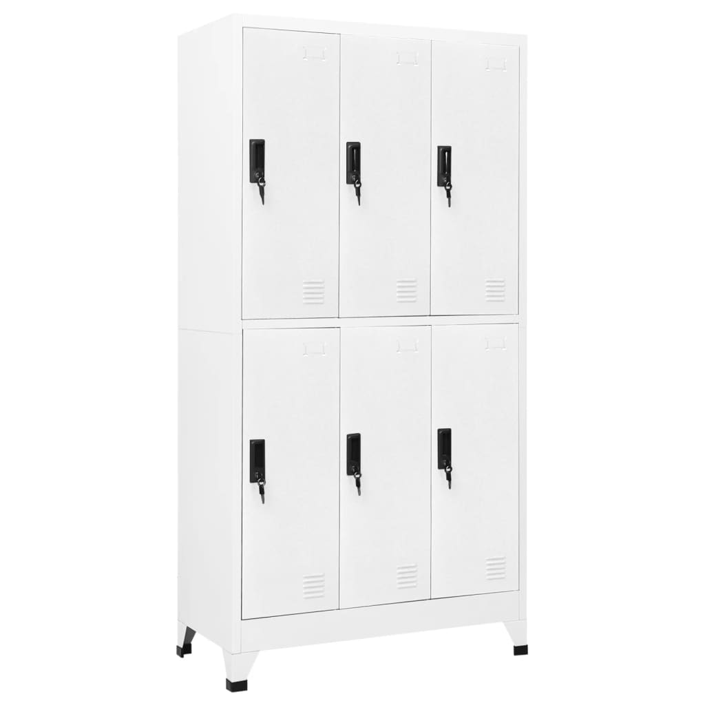 Cacifo aço 90x45x180 cm branco