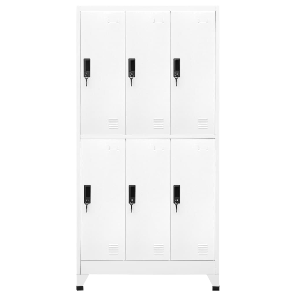 Cacifo aço 90x45x180 cm branco