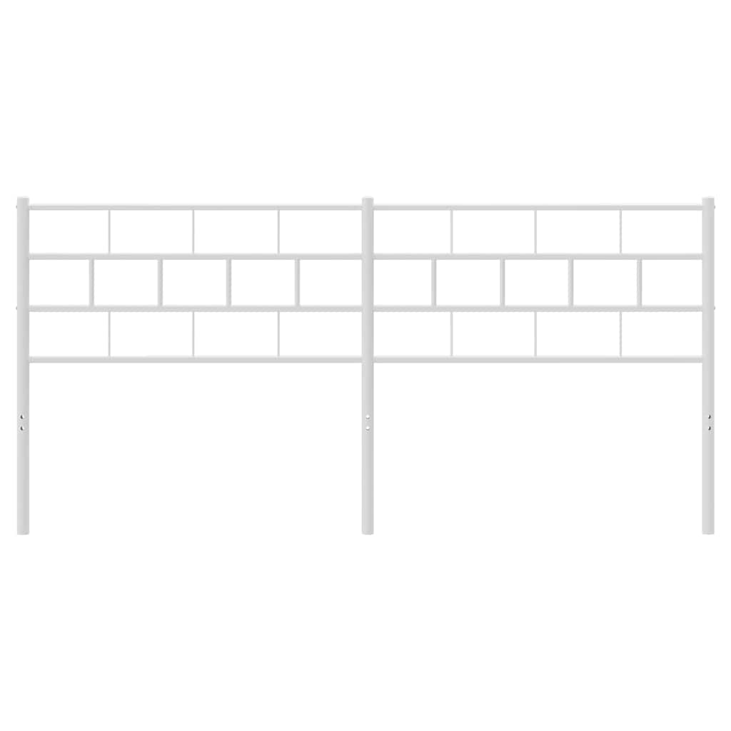 Cabeceira de substituição 180 cm metal branco