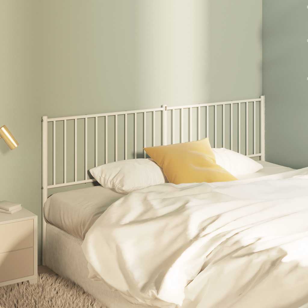 Cabeceira de substituição 180 cm metal branco
