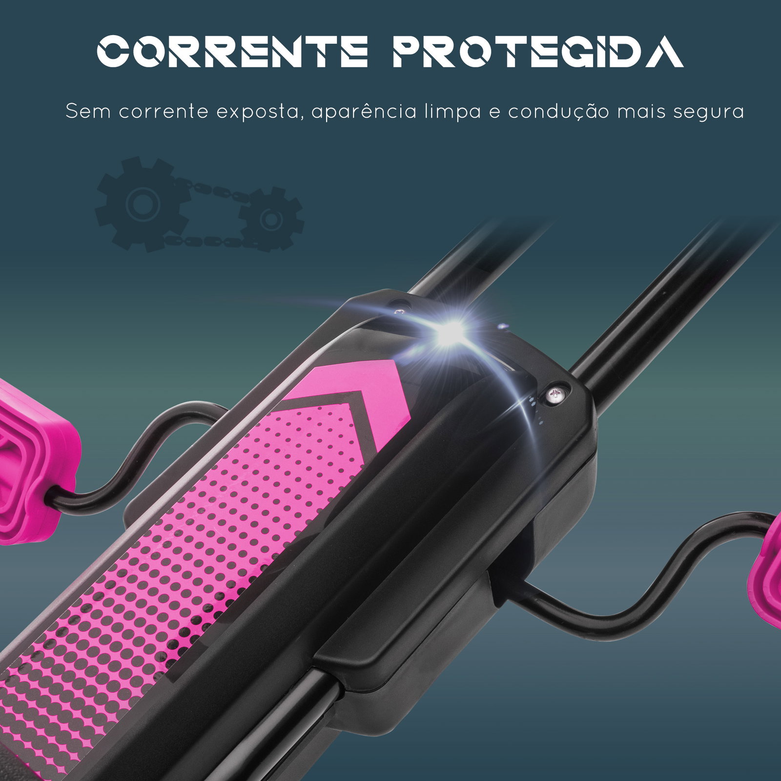 Kart a pedais para crianças 5-12 anos com assento ajustável pneus insufláveis amortecimento e travão de mão 121x58x61 cm rosa