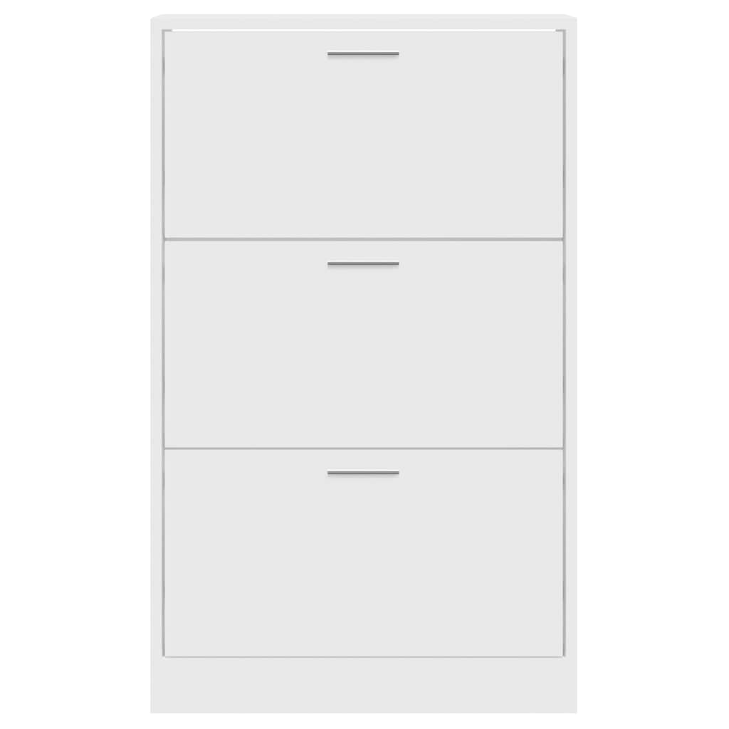 Sapateira 63x24x103 cm derivados de madeira branco brilhante