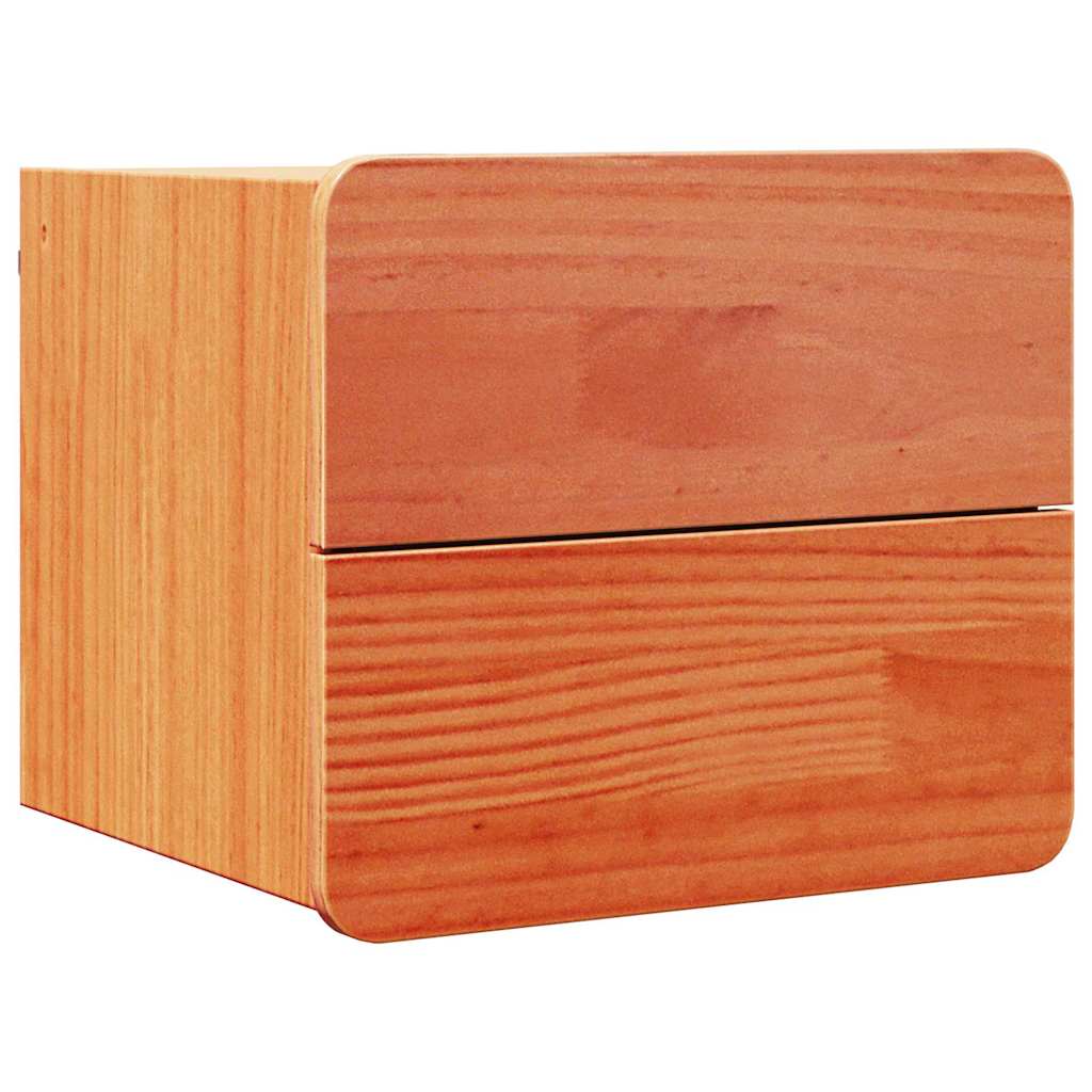 Mesa-de-cabeceira com gaveta marrom cera 39 x 34 x 33 cm