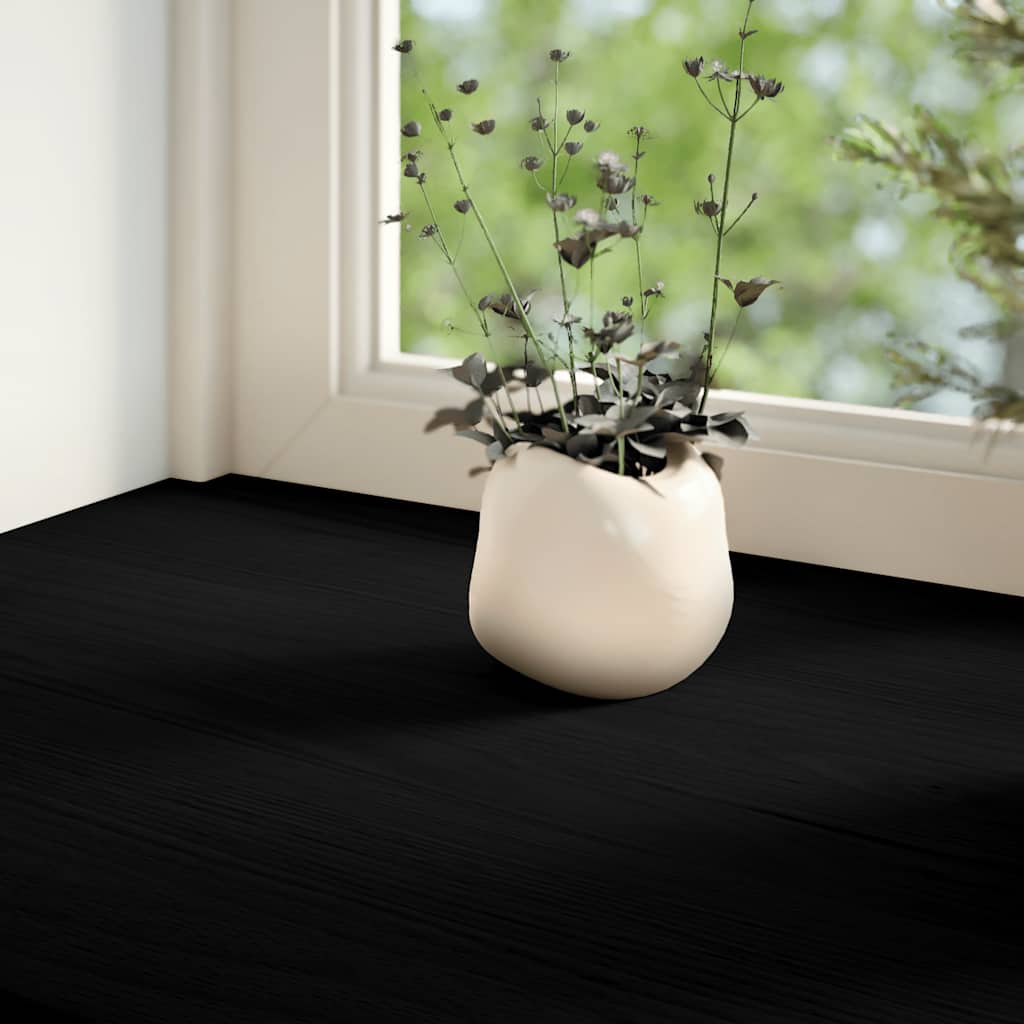 Soleiras da janela 2 pcs 90x30x2 cm carvalho castanho-preto