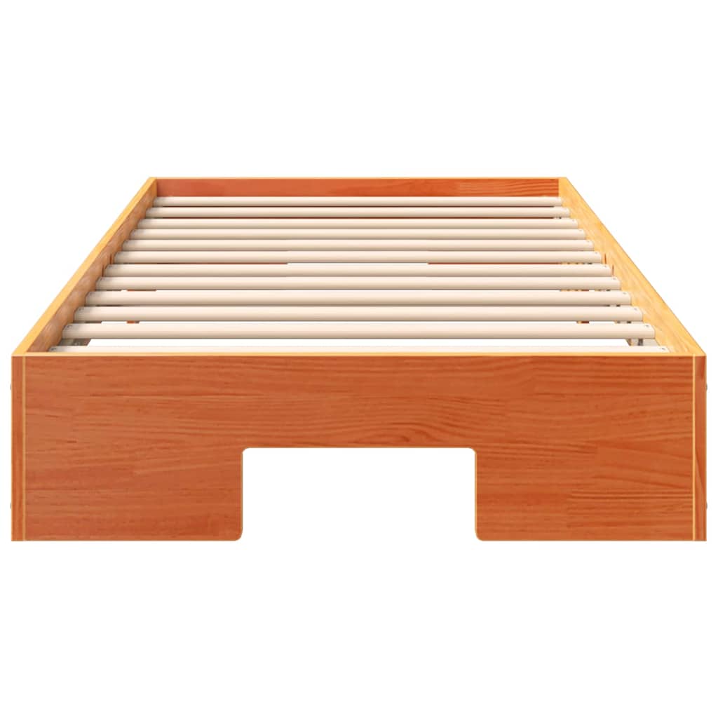 Estrutura da cama castanho 90 x 200 cm