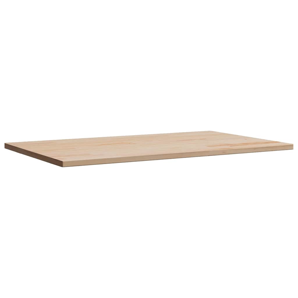 Tampo de mesa retangular 80x50x2,5 cm pinho maciço