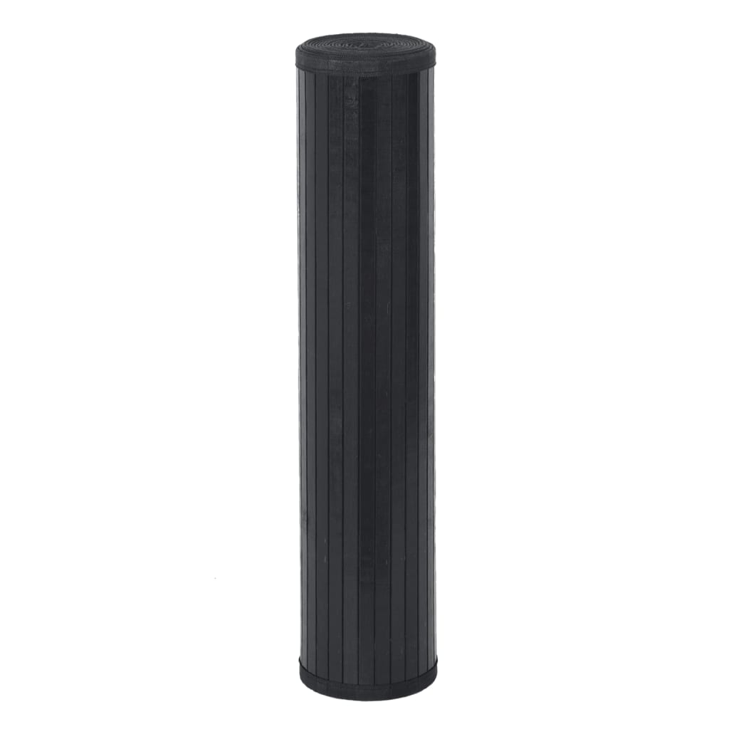 Tapete retangular 100x400 cm bambu preto