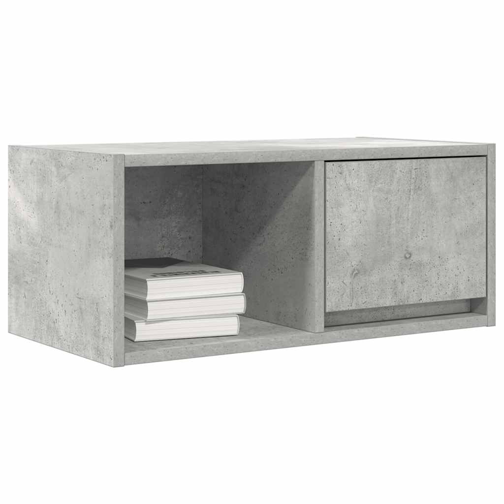 Móveis de TV 2pcs 60x31x25,5cm madeira processada cinza cimento