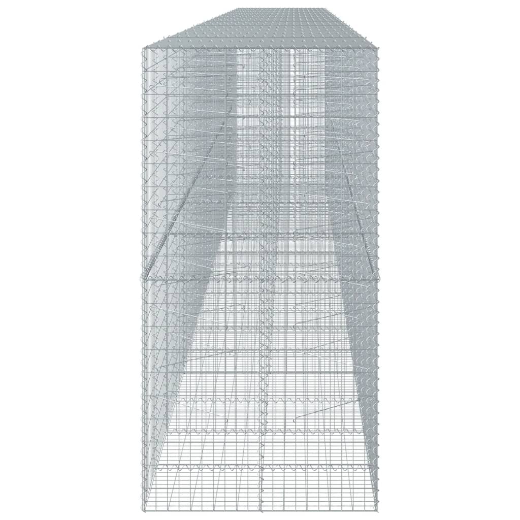 Cesto gabião com cobertura 950x100x200 cm ferro galvanizado