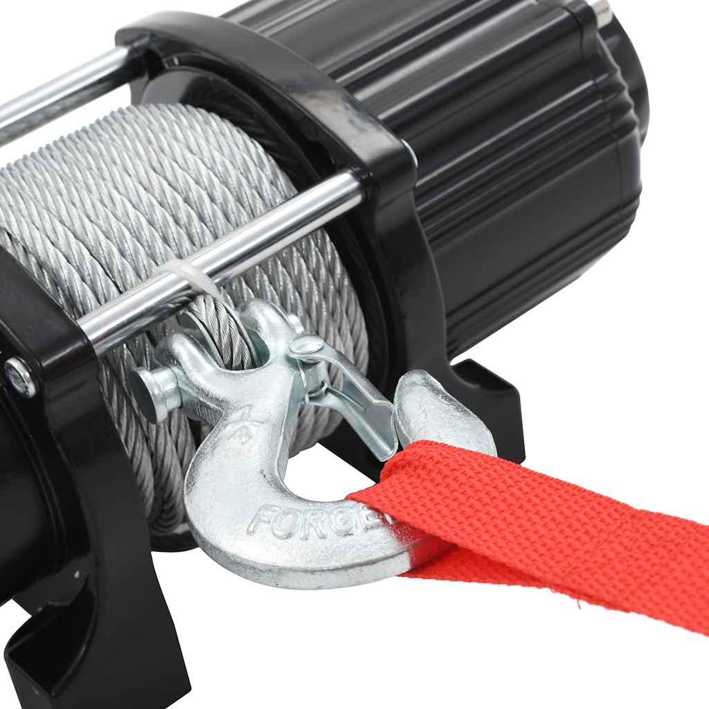 Guincho elétrico 12 v 2040 kg com comando remoto