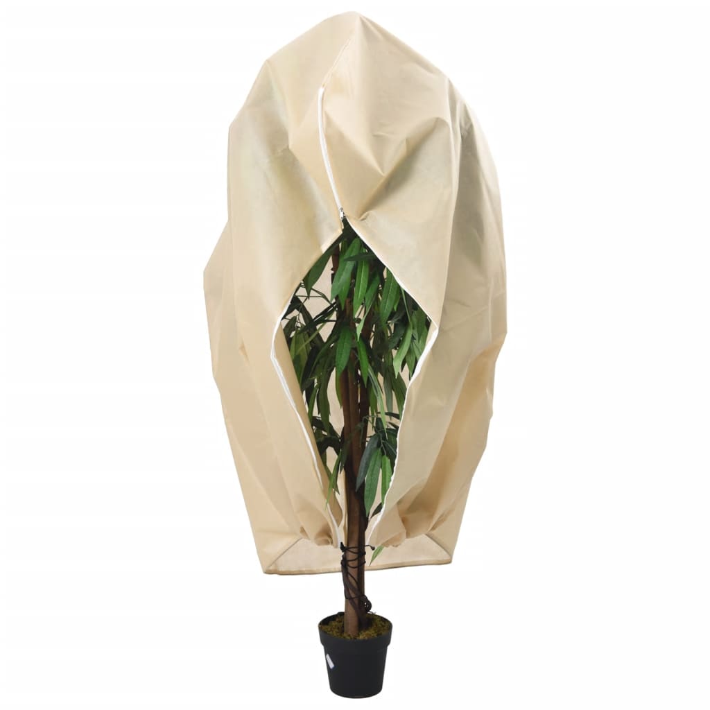 Coberturas para plantas com fecho 10 pcs 70 g/m² 3,14x2,5 m