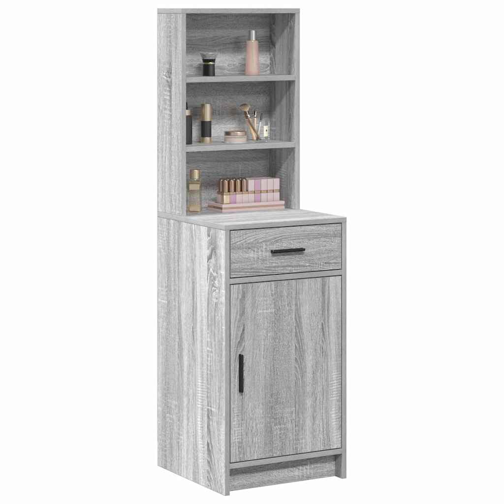 Buffê cinza sonoma 41 x 40 x 135 cm derivados de madeira