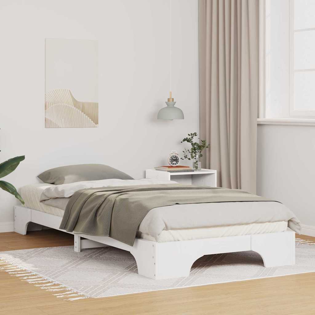 Estrutura da cama branco 100 x 220 cm
