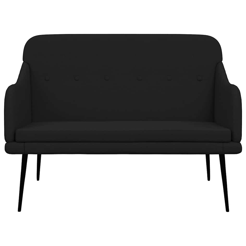 Banco 110x76x80 cm tecido preto
