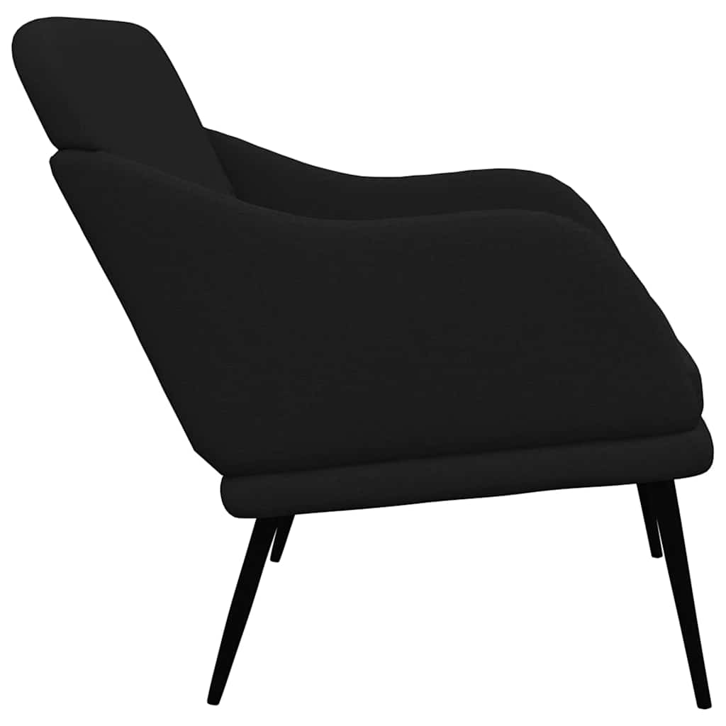 Banco 110x76x80 cm tecido preto