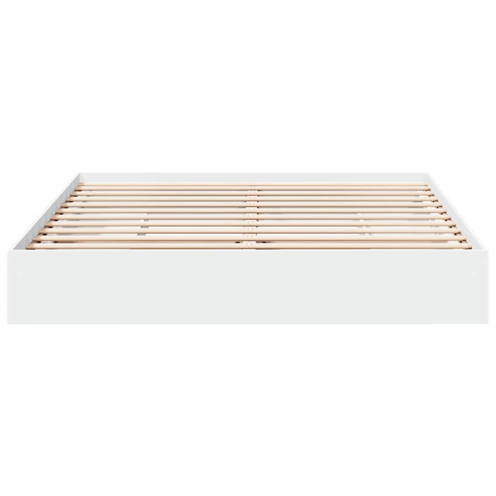 Estrutura de cama c/ gavetas 180x200cm derivados madeira branco