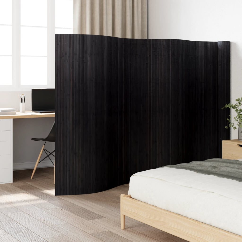 Divisória largura 800 cm altura 165 cm bambu preto