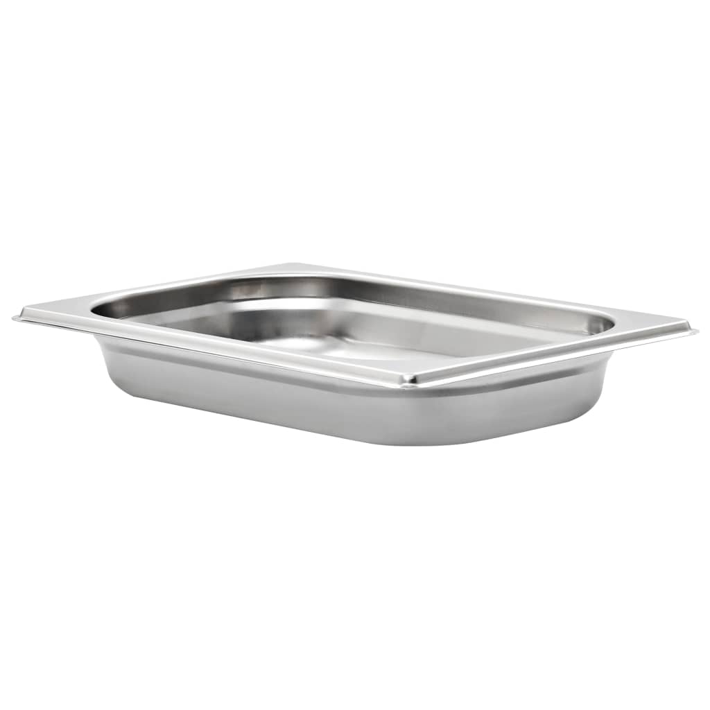Recipientes gastronorm 12 pcs gn 1/4 40 mm aço inoxidável