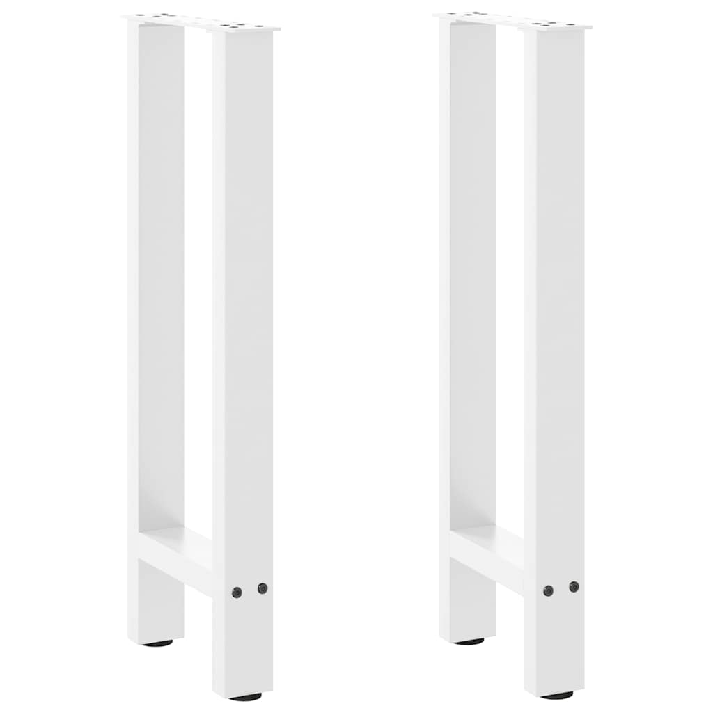 Pés de mesa de console , brancos, 2 peças, 28x(72-73) cm, aço