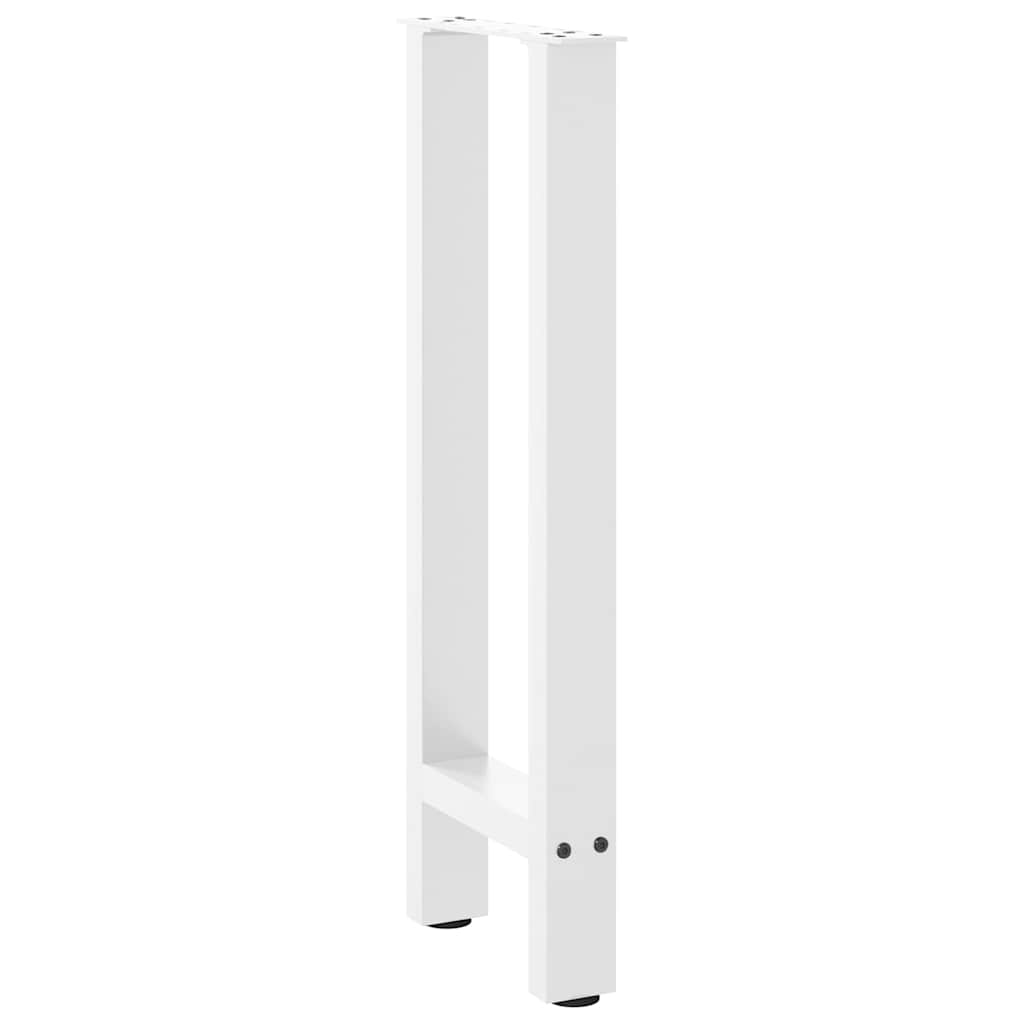 Pés de mesa de console , brancos, 2 peças, 28x(72-73) cm, aço