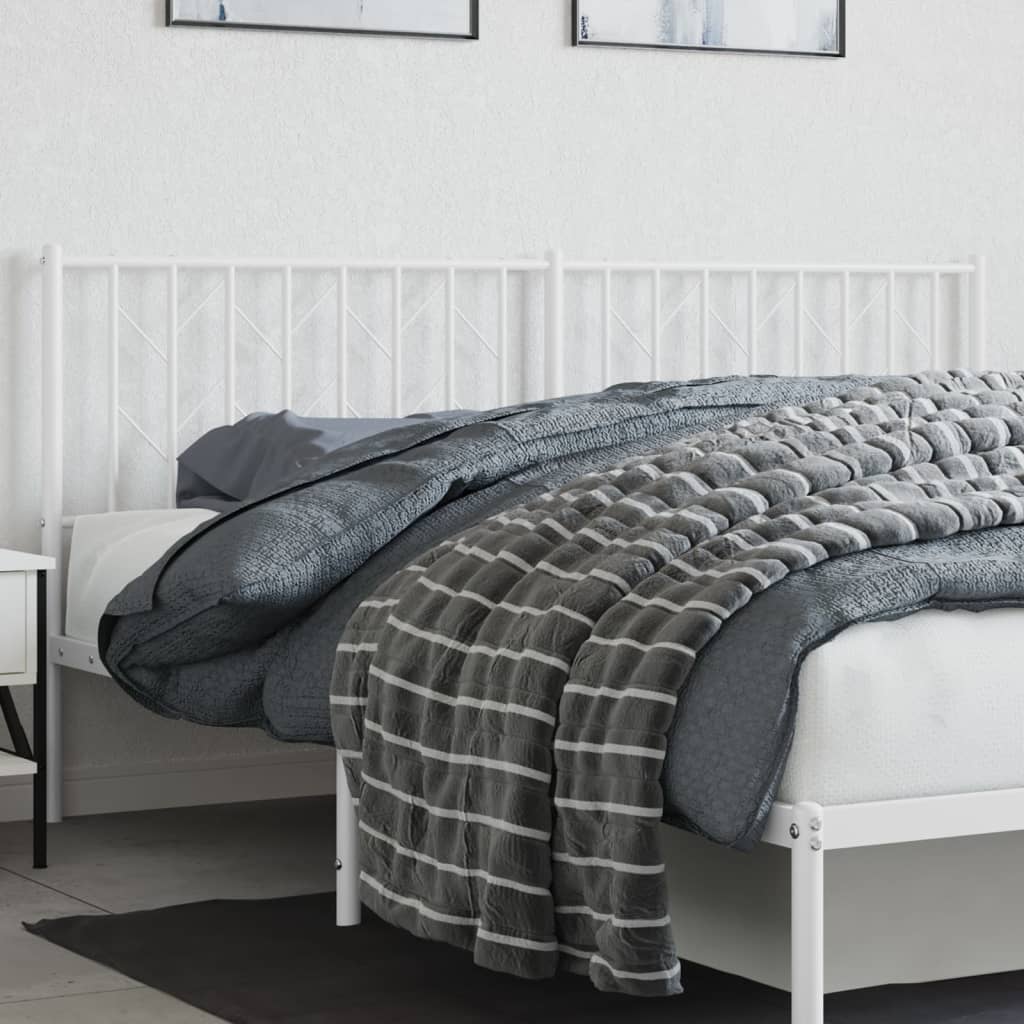 Cabeceira de substituição 180 cm metal branco