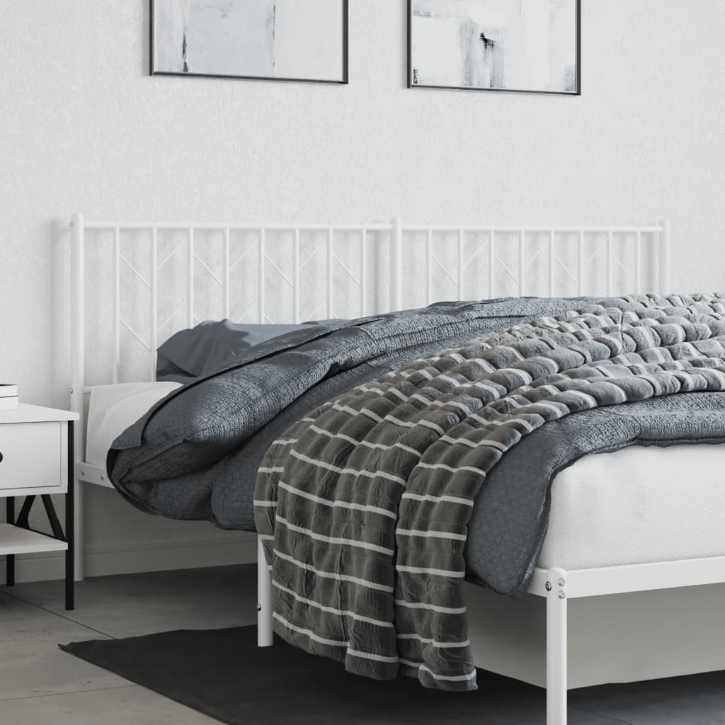 Cabeceira de substituição 180 cm metal branco