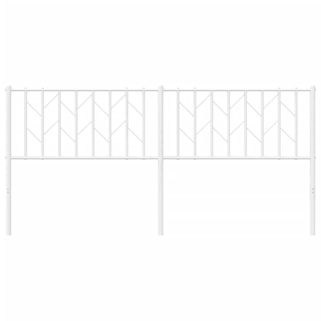 Cabeceira de substituição 180 cm metal branco