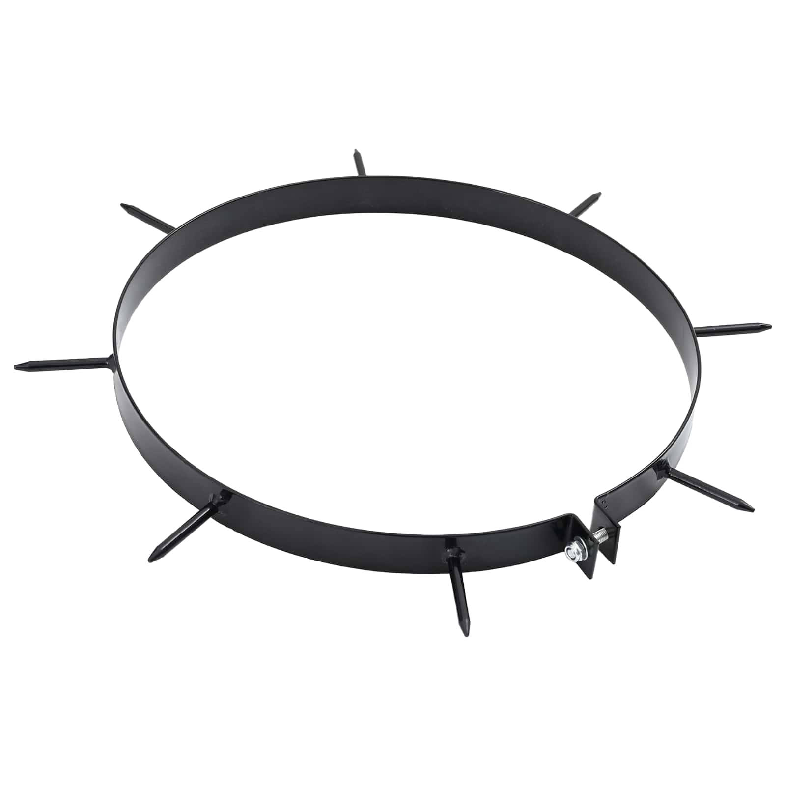 Grampo de aerador para gramado com espetos 5 pcs ø 30 cm aço