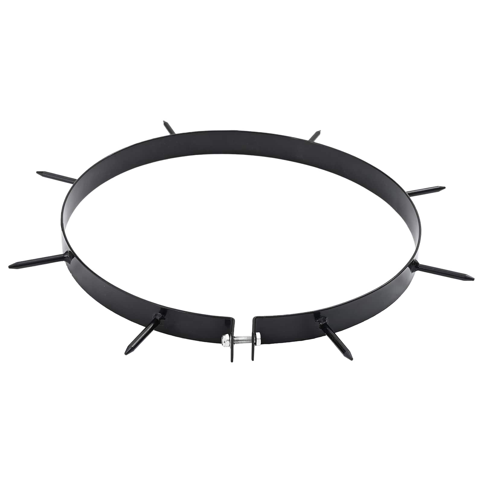 Grampo de aerador para gramado com espetos 5 pcs ø 30 cm aço