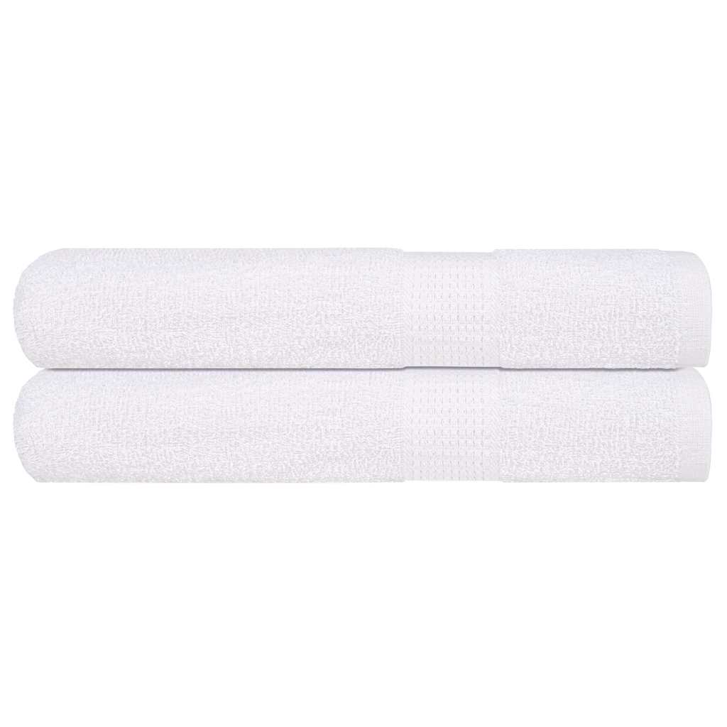 Toalhas de sauna frogn 2 pcs 80x200 cm 360 g/m² branco
