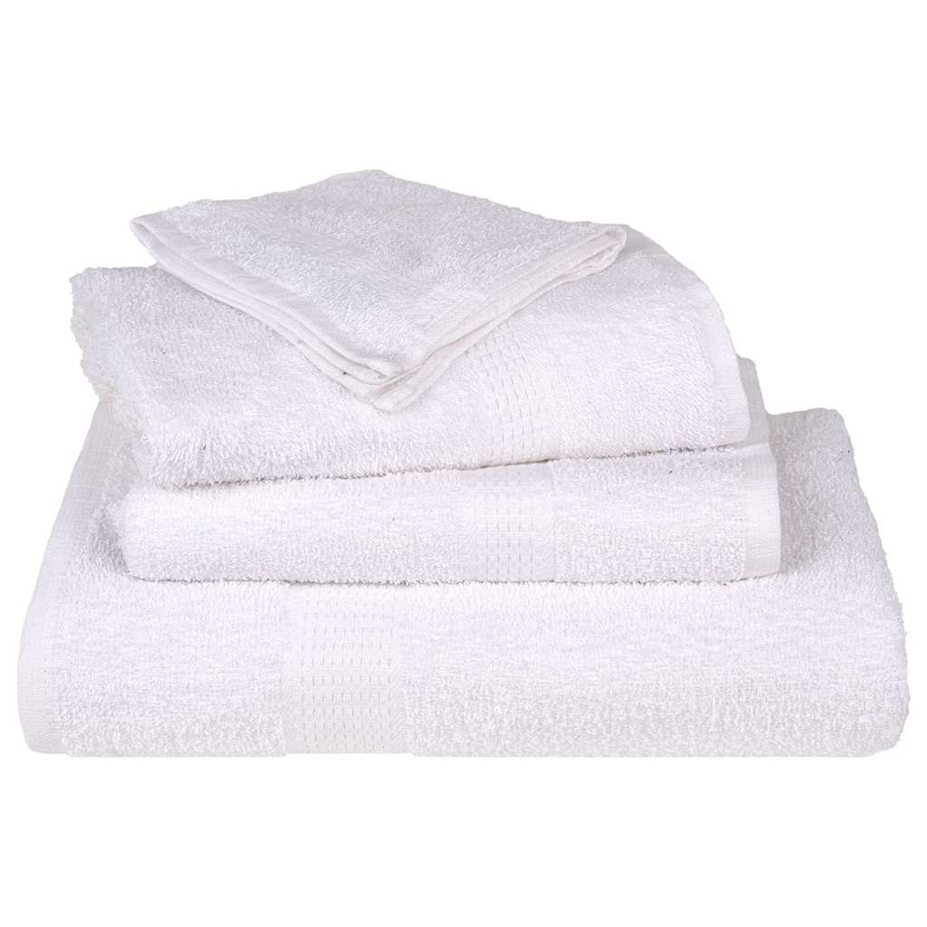 Toalhas de sauna frogn 2 pcs 80x200 cm 360 g/m² branco