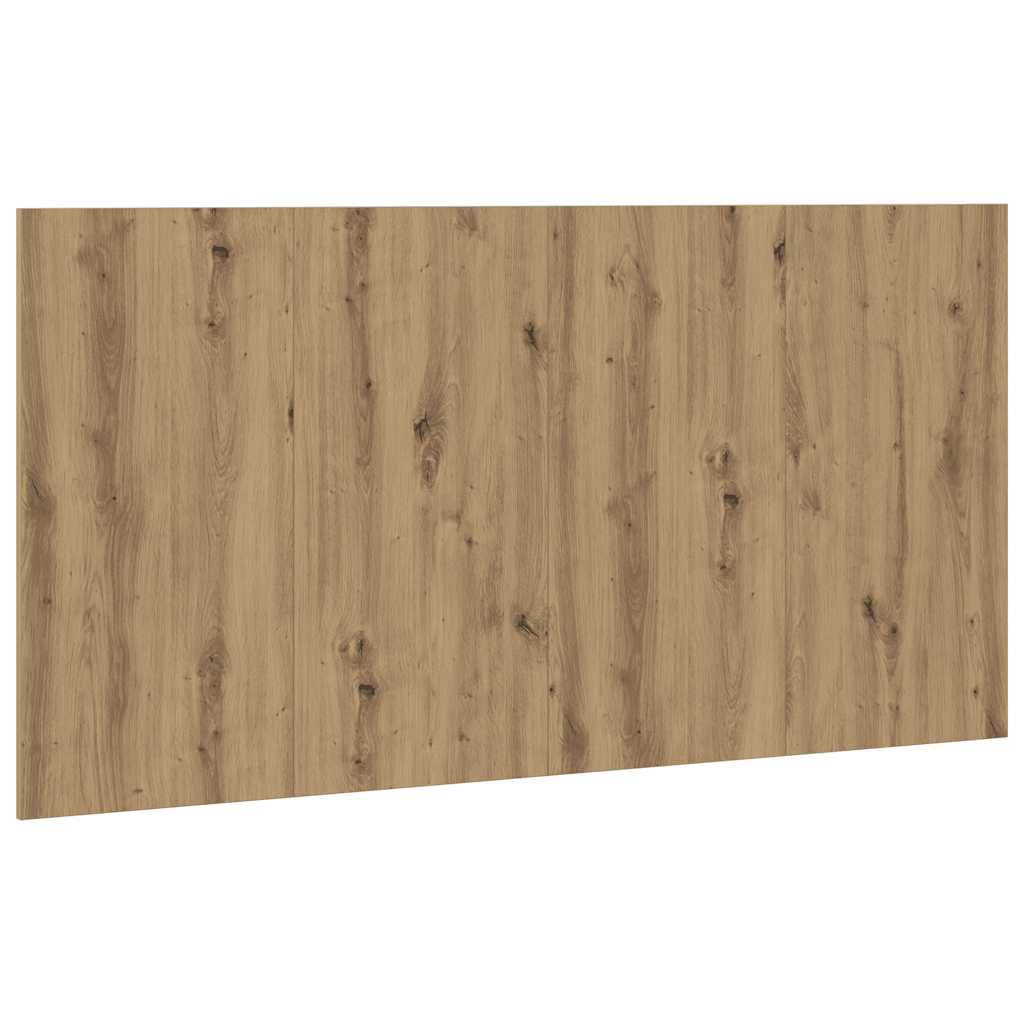 Cabeceira cama 160x1,5x80 cm deriv. madeira carvalho artisiano