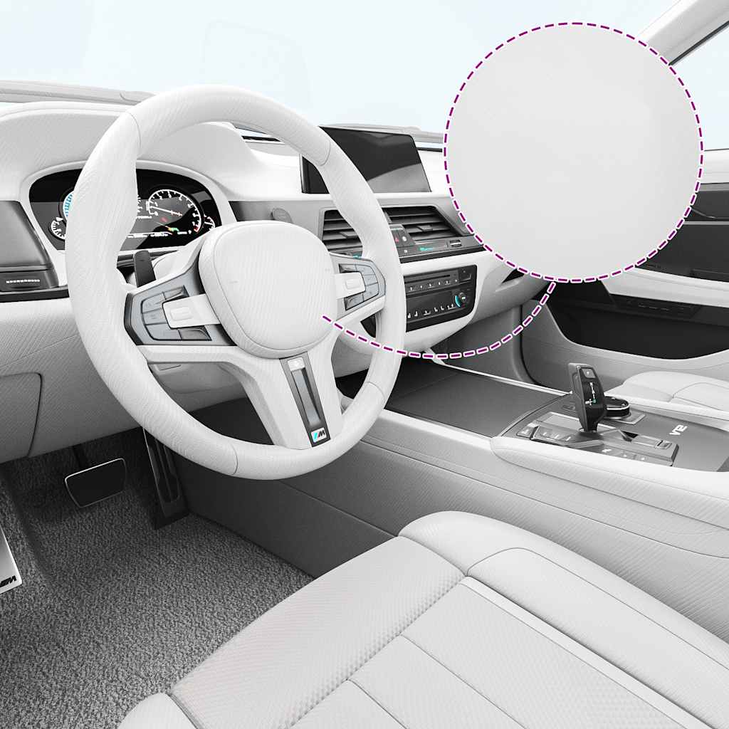 Película para carro 100x150 cm branco 4d